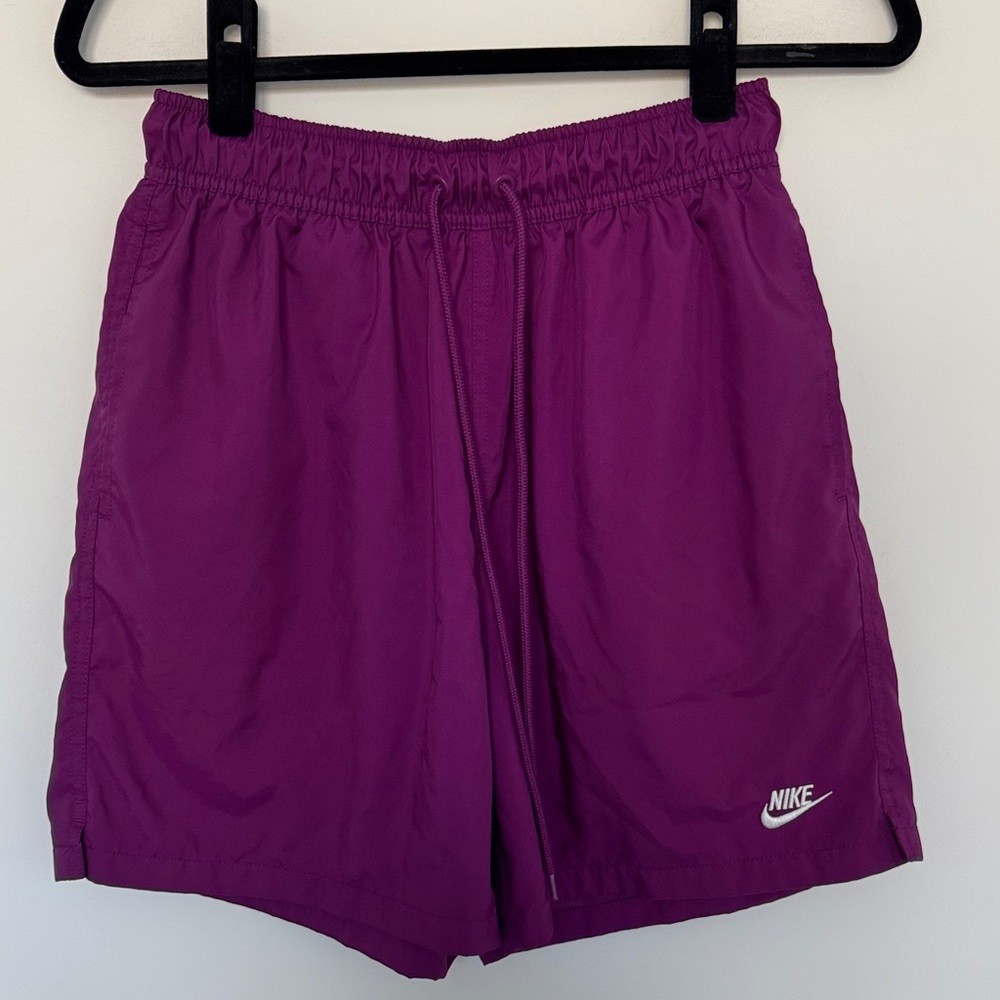 Nike Unisex Magenta Sports Shorts - Size S